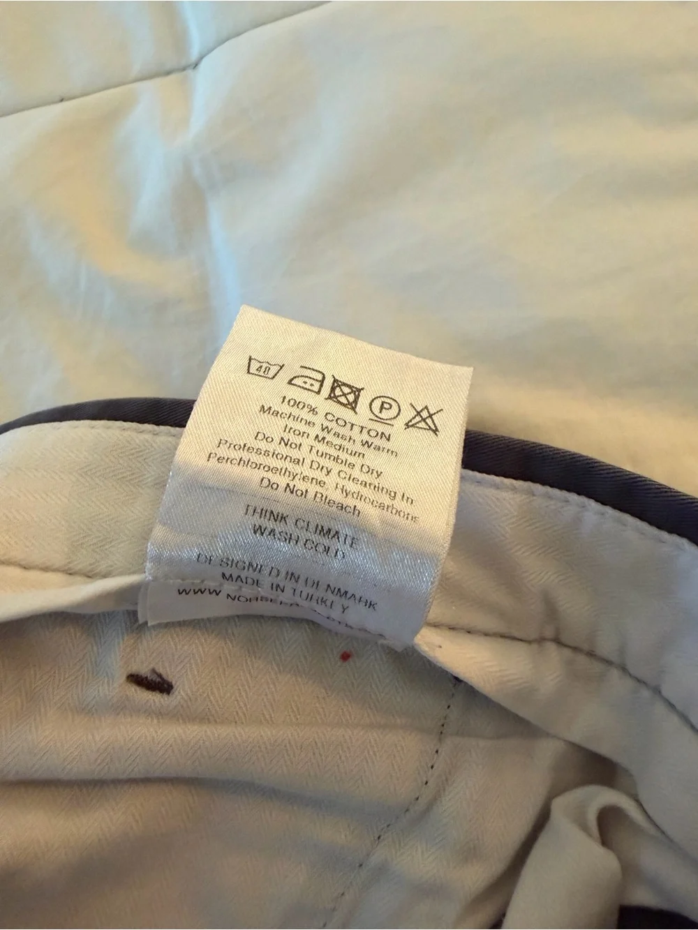 Norse Projects twill trousers 34